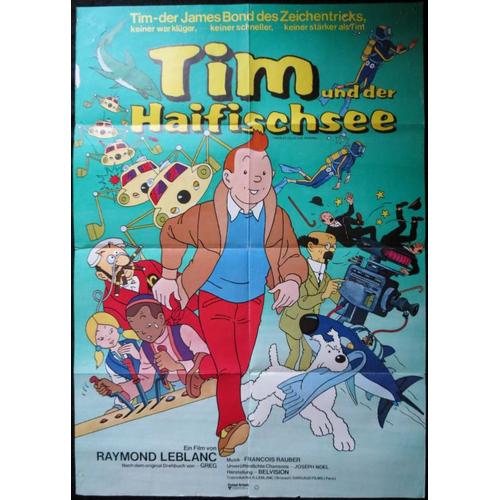 Tintin Et Le Lac Aux Requins Prix Achat affiche tintin et le lac aux requins pas cher ou d'occasion | Rakuten