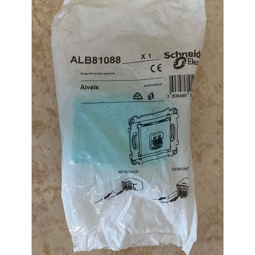 ALOMBARD ALB82000 Plaque simple Alvais Classic Blanc