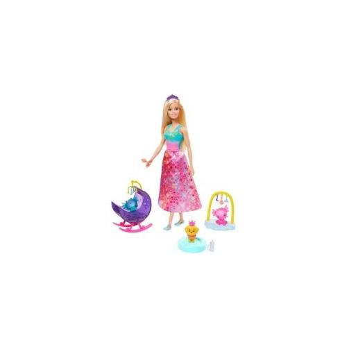 Barbie Baby Sitter Brunette Poupee Avec Bebe Avec Poussette Playset Multi Couleur Poupees Mannequins Mini Barbie Poupees Accessoires