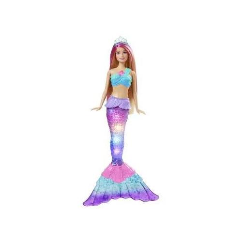 barbie sirene couleur et lumiere