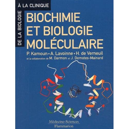 Biochimie Et Biologie Moleculaire Pas Cher Ou Doccasion Sur - 