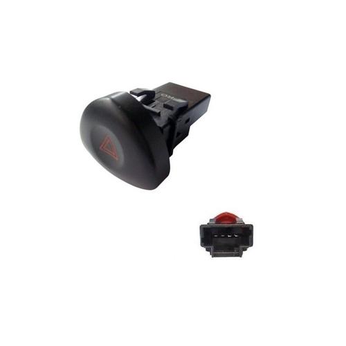 Bouton Warning Noir Feux DE DETRESSE Renault Clio 2 @Pro-Plip
