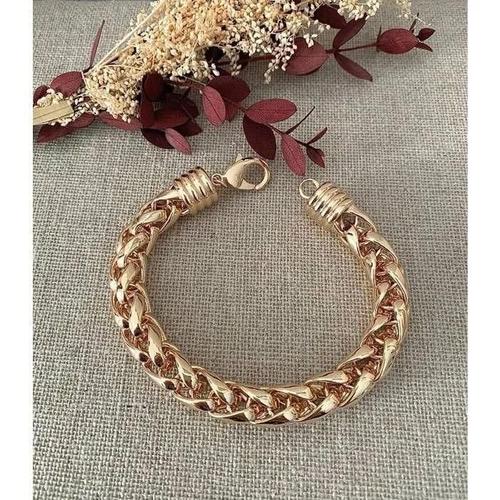 Maille Palmier Bracelet Femme Or Jaune LAtelier dAzur