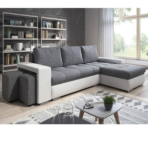 Canape D Angle Gris Blanc Pas Cher Ou D Occasion Sur Rakuten