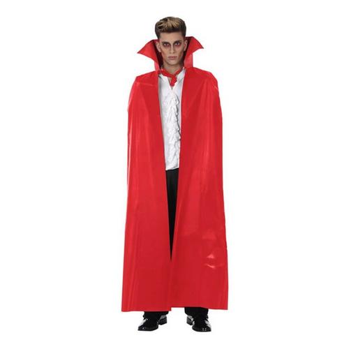 Generique Cape Vampire Velours Rouge et Noire r/éversible Adulte