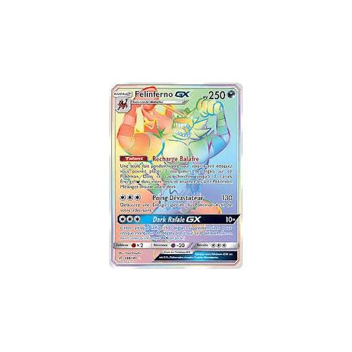 Carte Pokemon Neuve Francaise Sl09 Duo De Choc 97 181 Felinferno Gx