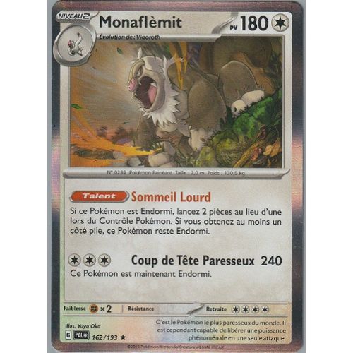 Carte Pokemon Rare Monaflemit 103 124 Holo Neuve Vf