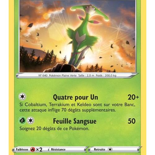 BLOC NOIR /& BLANC POKEMON NOBLES VICTOIRES HOLO N° 97//101 VIRIDIUM ULTRA RARE