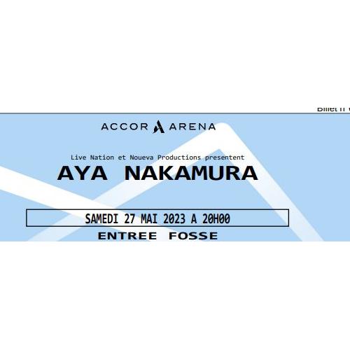 Achat concert aya nakamura pas cher ou d'occasion | Rakuten