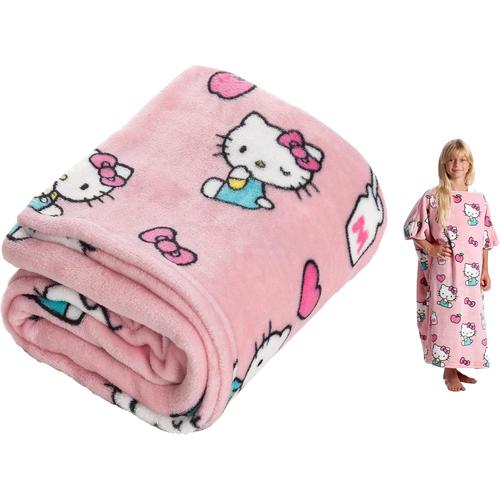 Enfants couverture douillette avec manches couverture de jour couverture polaire couverture chaud