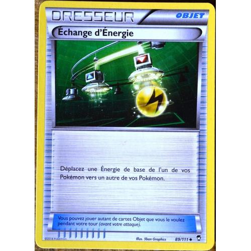 POKEMON FORCES CACHEES HOLO INV N° 84//115 ECHANGE D/'ENERGIE