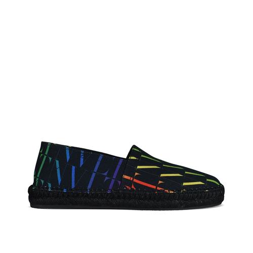 espadrilles compensées noires homme