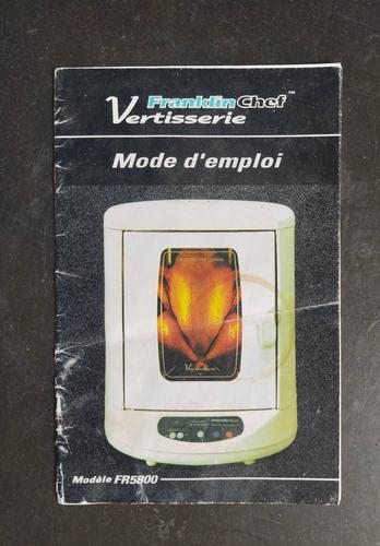 Achat franklin chef vertisserie pas cher ou d'occasion | Rakuten