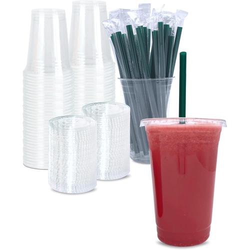 50 Gobelets en Plastique Mandarine 20 cl