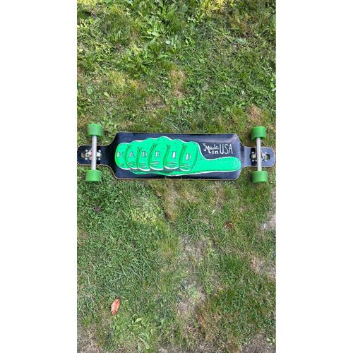 Leopboard Longboard Noir Madrid