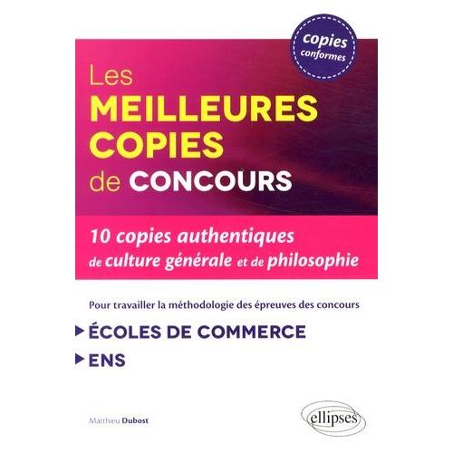 Achat Meilleures Copies Concours Pas Cher Ou D'occasion | Rakuten