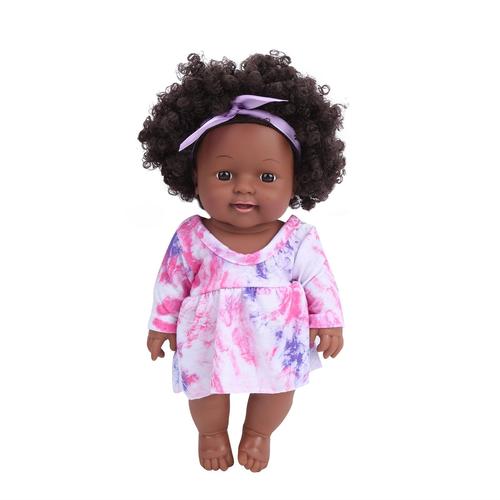 MagiDeal Jupe de Poup/ée Robe Noir /à Pois Color/ée Avec Ceinture Rose Motif Fleur en Tissu D/écoration pour 18 Fille Am/éricaine Poup/ée Dolls Accessoires
