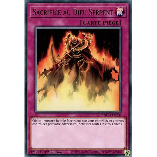 OCCASION Carte Yu Gi Oh SACRIFICE AU DIEU SERPENT RYMP-FR085 1ère édition