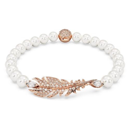Elli Boucles dOreilles Plume Cristal Swarovski argent 925