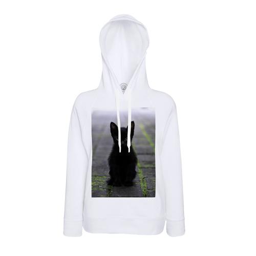 Achat Sweat Capuche Chat Pas Cher Ou D Occasion Rakuten