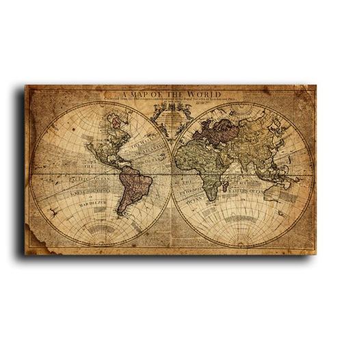 Achat Tableau Carte Monde Maison Pas Cher Ou D Occasion Rakuten