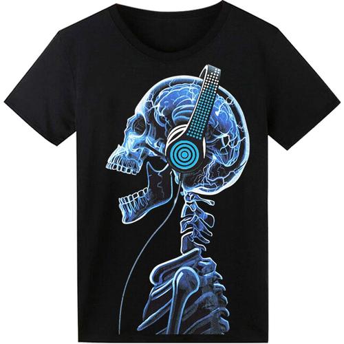 G/én/érique LED Zeppelin Zeppelin /& Smoke T-Shirt Manches Courtes Noir