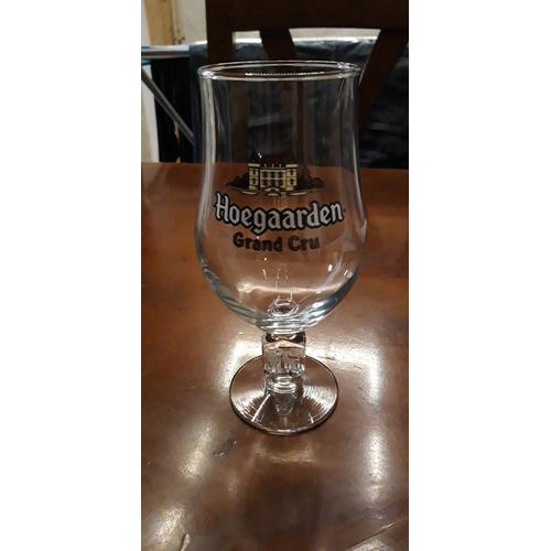 6 verres à bière blanche Hoegaarden 25cl 6 sous bocks