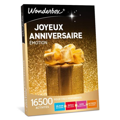 Achat Wonderbox Anniversaire Pas Cher Ou D Occasion Rakuten