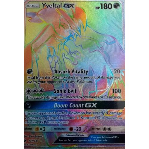 Yveltal Gx Pas Cher Ou Doccasion Sur Rakuten