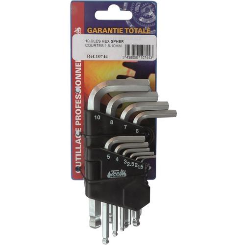 Hilka 30pc Hex Key Set-Hexagonal Allen Clé-Métrique /& AF-Pliant Boîtier en plastique