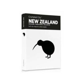 New Zealand Crumpled City Map