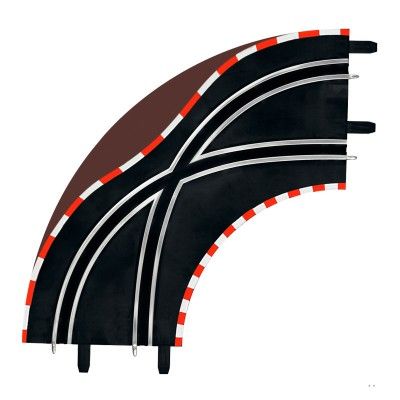 Circuit de voitures Carrera Digital 143 : Virage d'aiguillage 90° Revell Carrera - vue 2