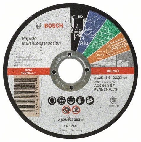Bosch Disque à tronçonner Rapido 125 mm - vue 5