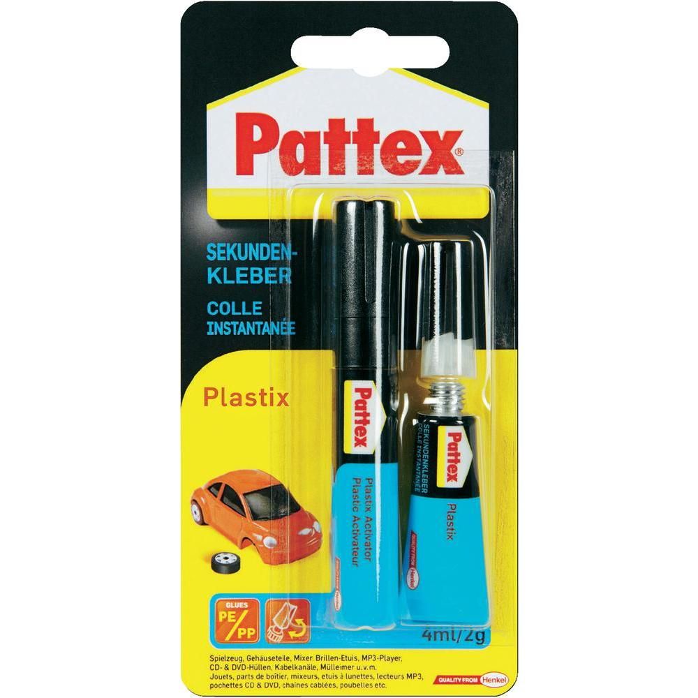 Colle spéciale pour matières plastiques à prise rapide Pattex PSA1C - vue 2