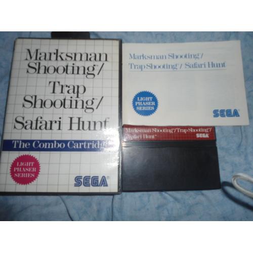 Marksman Shooting-Trap Shooting-Safari H (Version Euro) Sega Master System