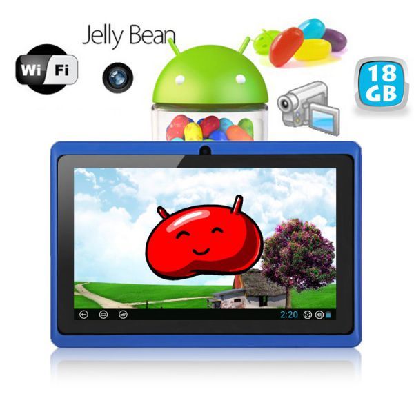 Tablette Tactile 7 Pouces Multi Touch Android Google Play Wifi 24Go Bleu YONIS