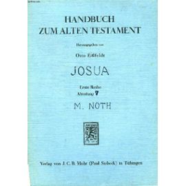 Das Buch Josua (Handbuch Zum Alten Testament, 7) - Collectif