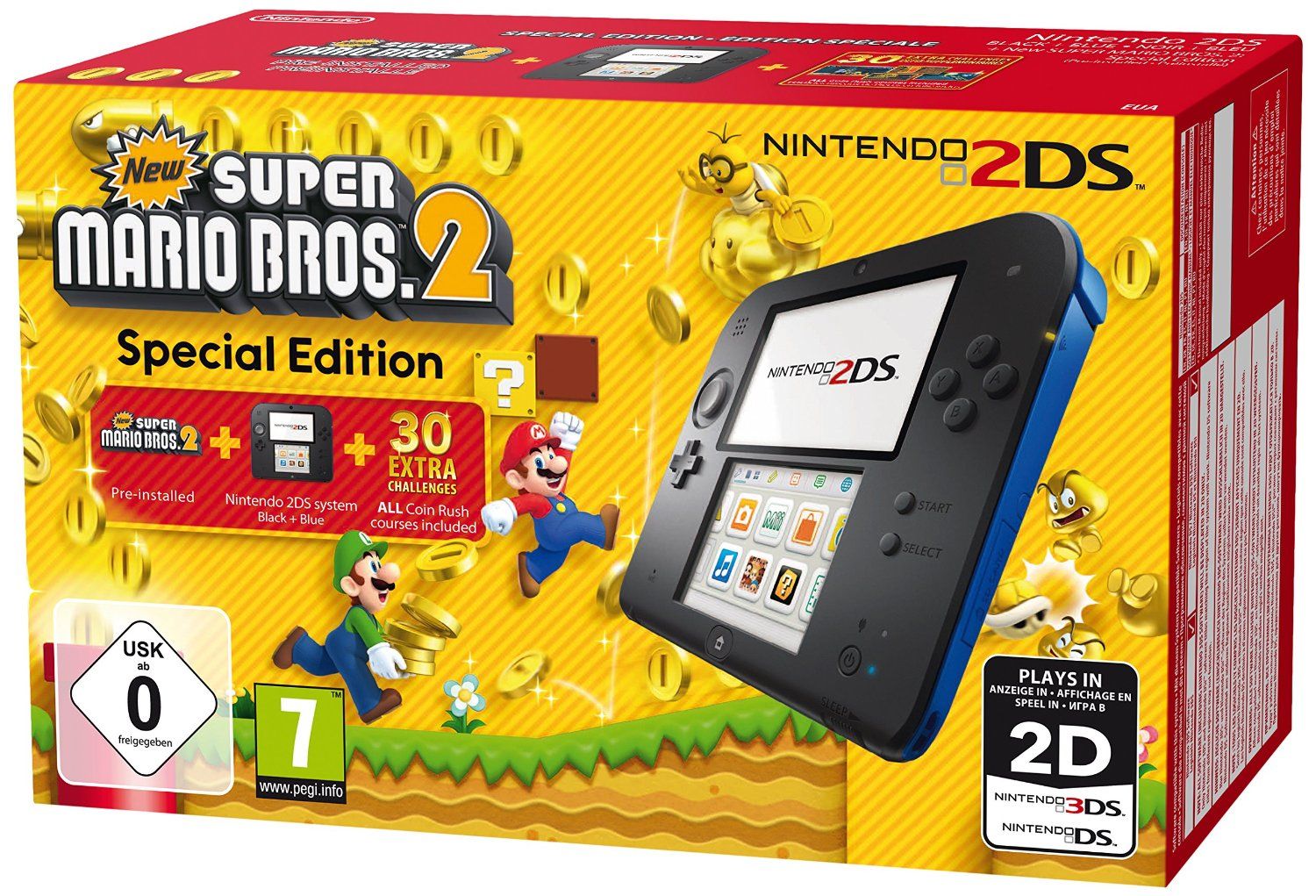 Console Nintendo 2ds & + New Super Mario Bros. 2