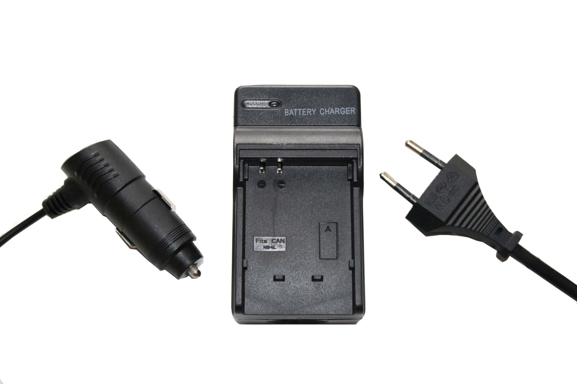 Chargeur avec adaptateur secteur + allume-cigare pour batteries FUJI FUJIFILM NP-60 - modèles EE-Pack 330 etc.