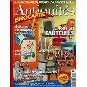 Antiquites Brocante N 78 Du 01092004 Tous Les Fauteuils Guitares Electriques Pour La Deco Planches Botaniques Des Salieres Aux Sucriers - 