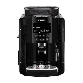 Krups Expresso YY8135FD - Machine à café automatique avec buse vapeur Cappuccino - 15 bar - noir