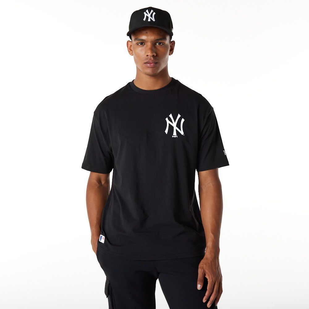 t-shirt oversize new york yankees mlb big logo noir homme - S