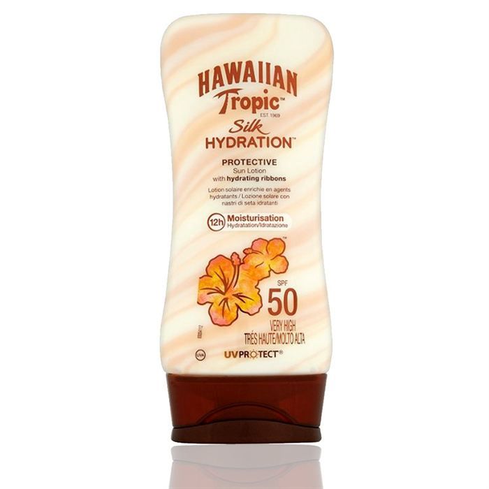 Hawaiian tropic lotion solaire hydratante spf 50 180ml - vue 2