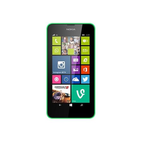Smartphone Nokia Lumia 630, Double Sim, 8 Go, Vert Vif