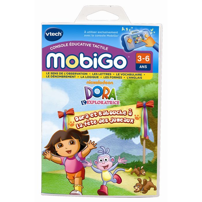 Vtech 250805 Jeu Educatif Electronique Jeu Mobigo Dora 'exploratrice