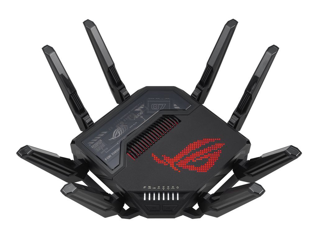 ASUS ROG Rapture GT-BE98 - Routeur sans fil commutateur à 6 ports - 10GbE, 5GbE, 2.5GbE, 802.11be - ports WAN : 2 - Wi-Fi 7 - Quadribande