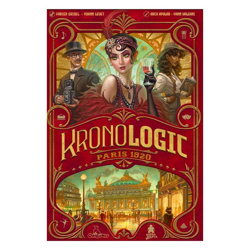 Jeu d'enquête Origames Kronologic Paris 1920 - vue 2