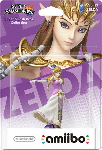 Figurine Amiibo Zelda N°13 • Collection Super Smash Bros. - vue 2