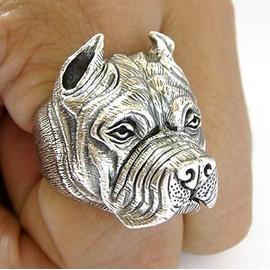 bague homme tete de chien bague homme tete de chien