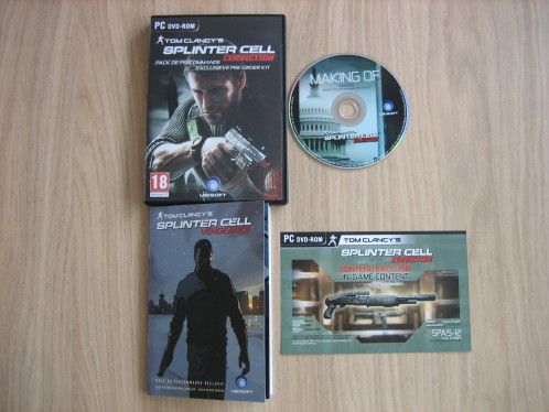 Tom Clancy' Splinter Cell Conviction Pack De Précommande Xbox 360